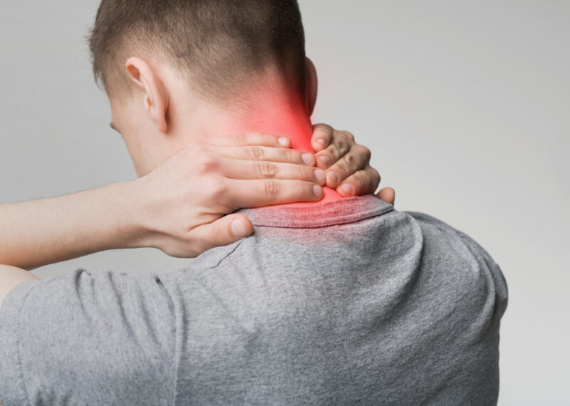 Man,Suffering,From,Pain,In,Neck.,Symptom,Of,Cervical,Chondrosis.